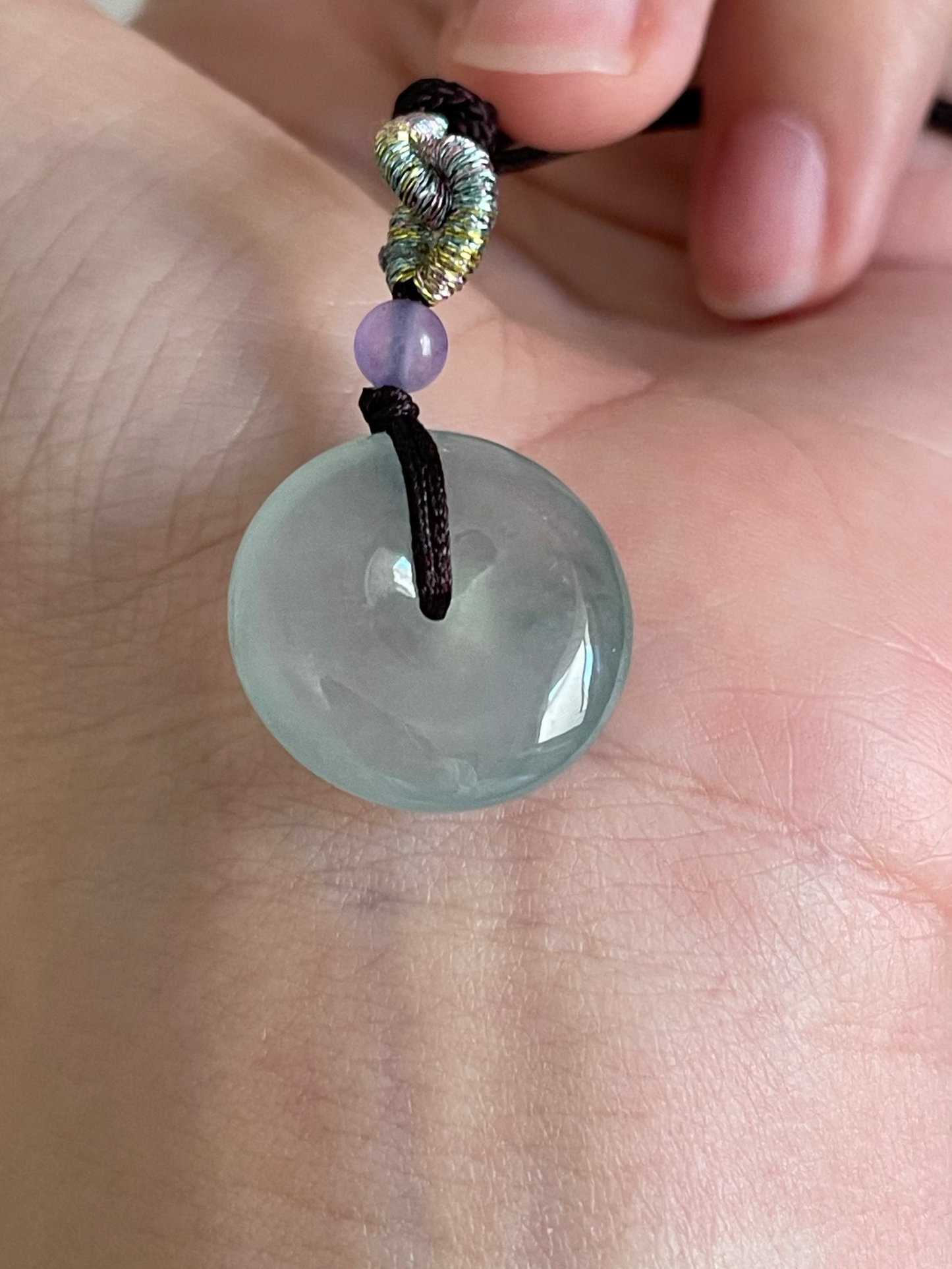 Ice-green-jade-peace-donut-pendant