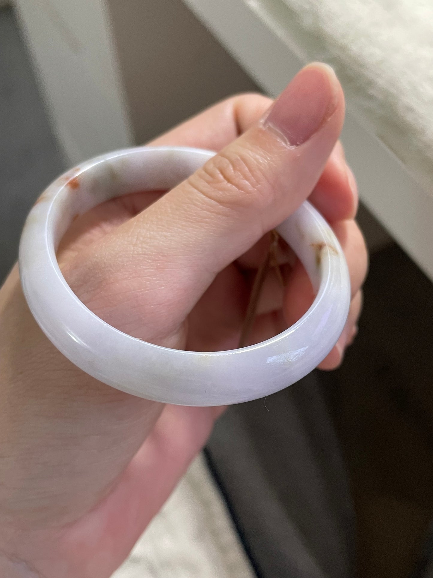 贵妃多彩翡翠手镯 圈口 52