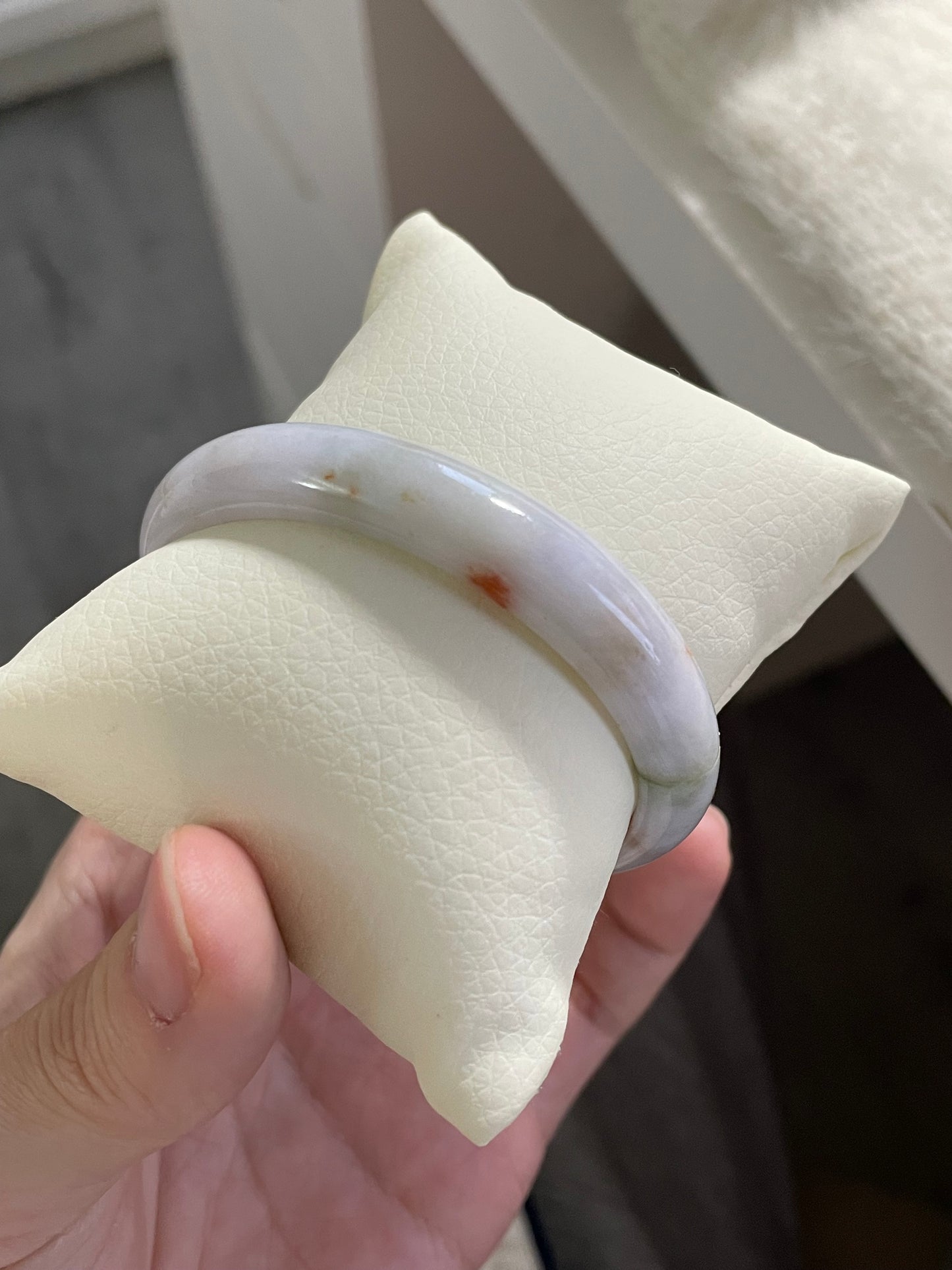 贵妃多彩翡翠手镯 圈口 52