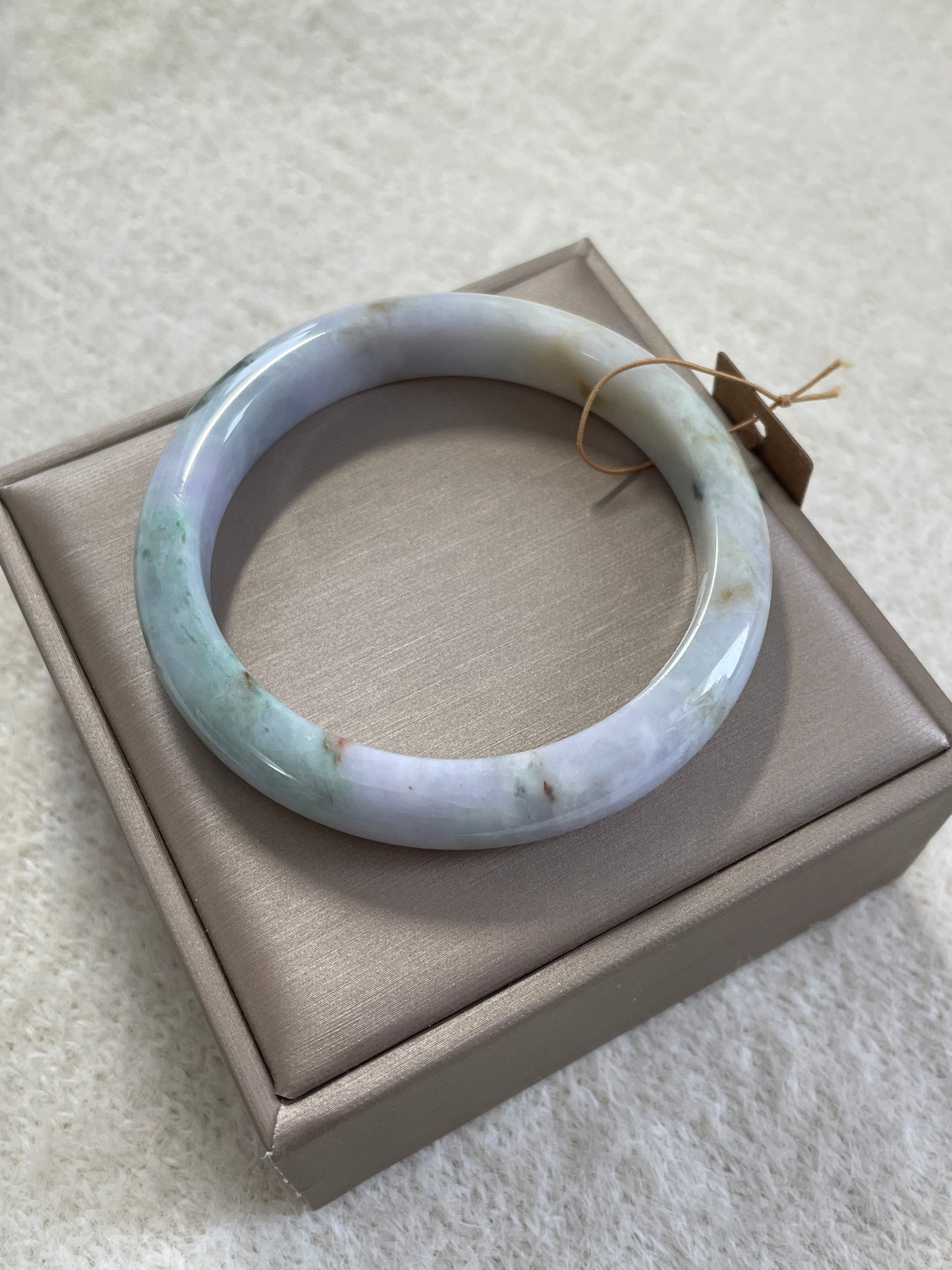 莫奈花园多彩翡翠手镯 圈口 57.1