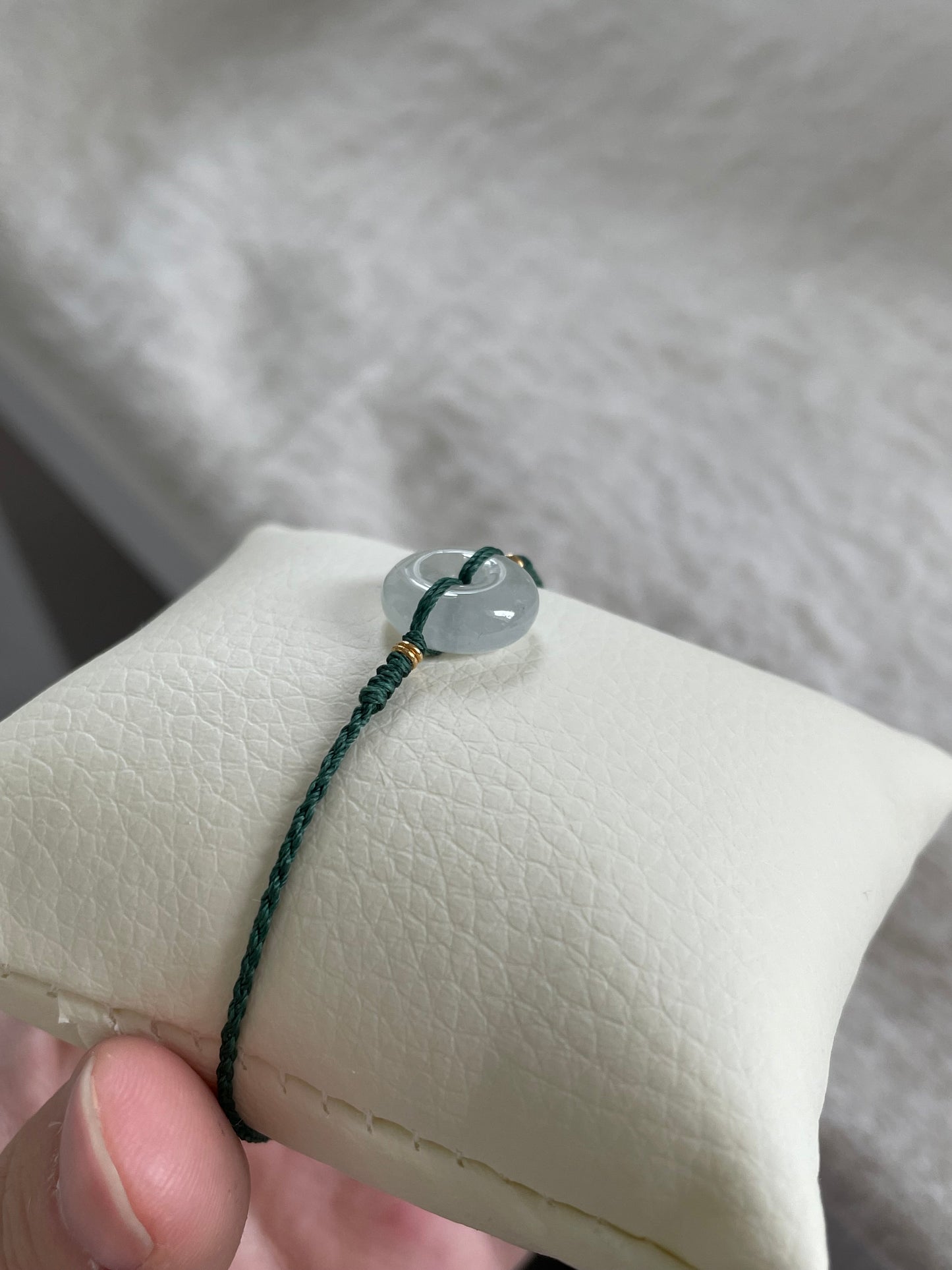 冰种平安扣手绳