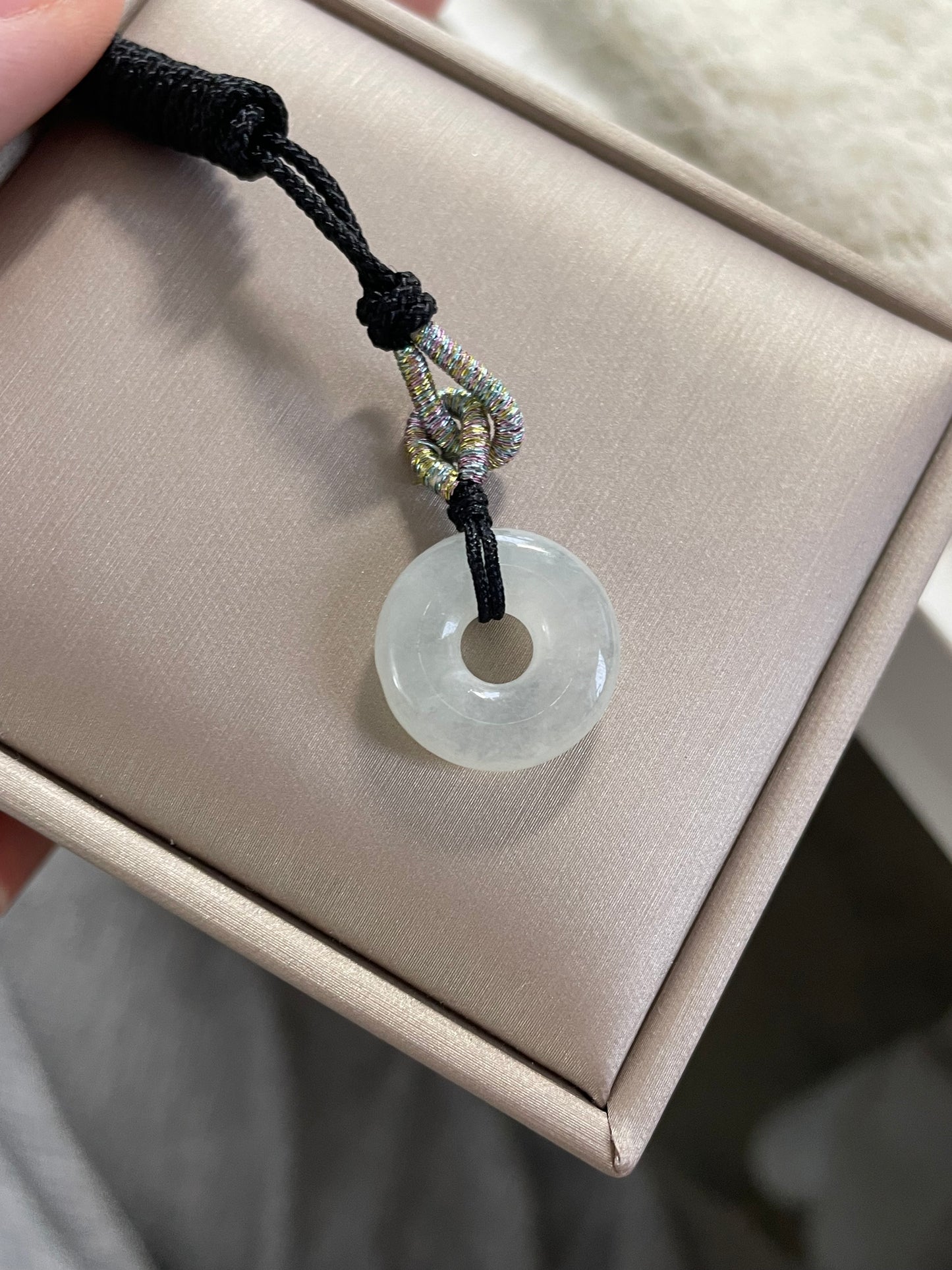 冰种平安扣吊坠