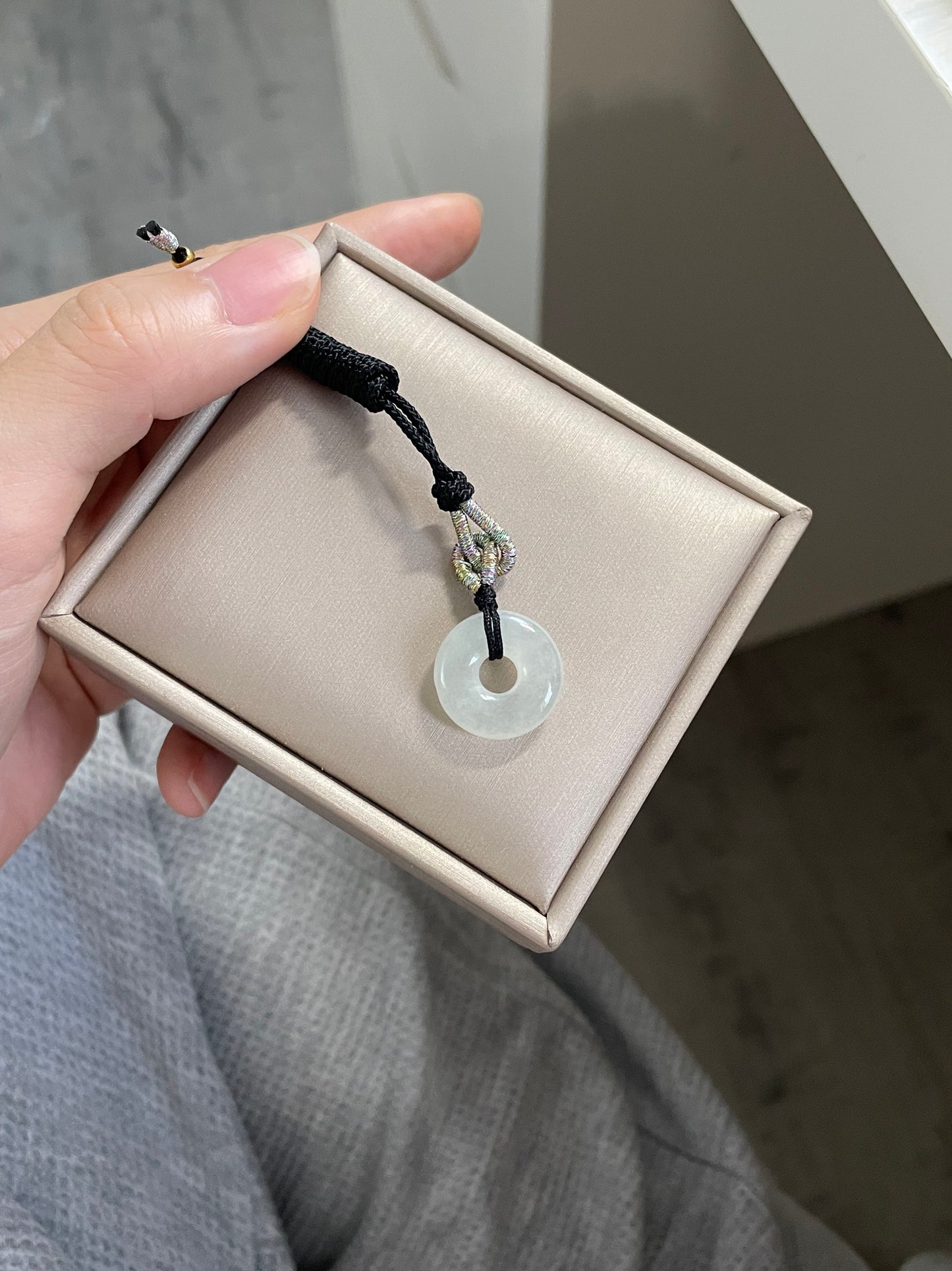 冰种平安扣吊坠