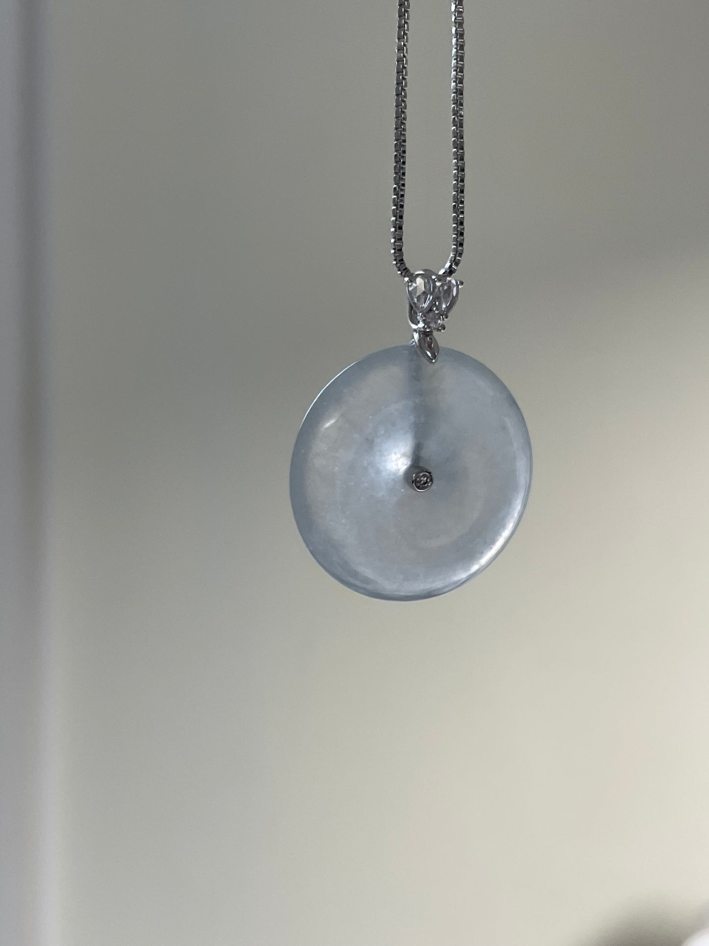 高冰平安扣吊坠