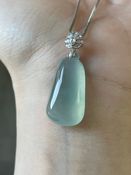 高冰翡翠福瓜吊坠