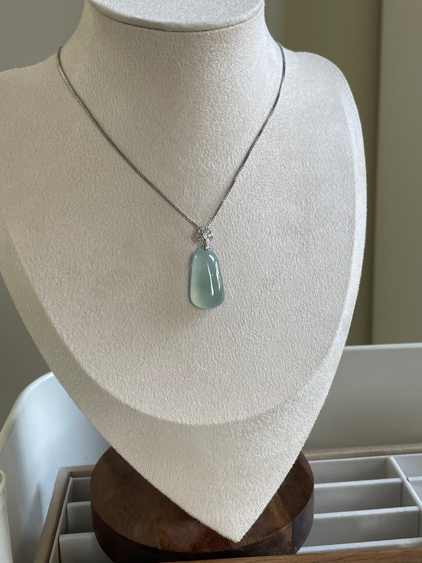 高冰翡翠福瓜吊坠