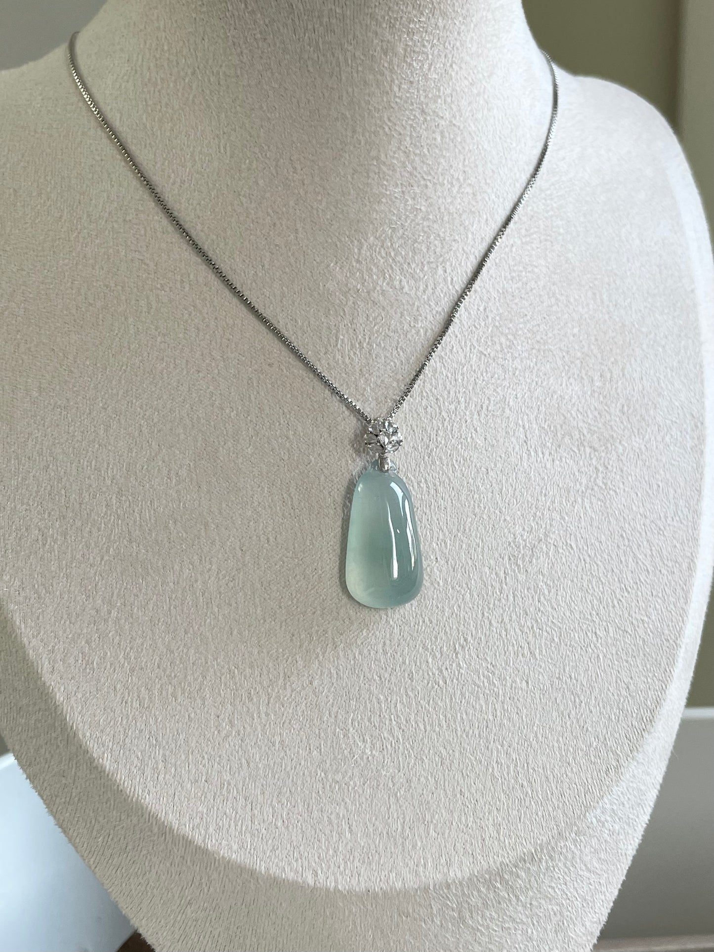 高冰翡翠福瓜吊坠