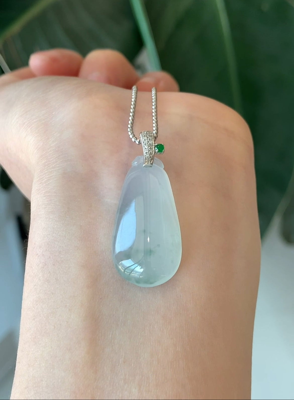 18k冰种福瓜吊坠