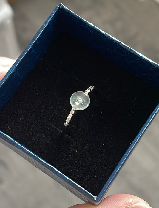 高冰平安扣戒指