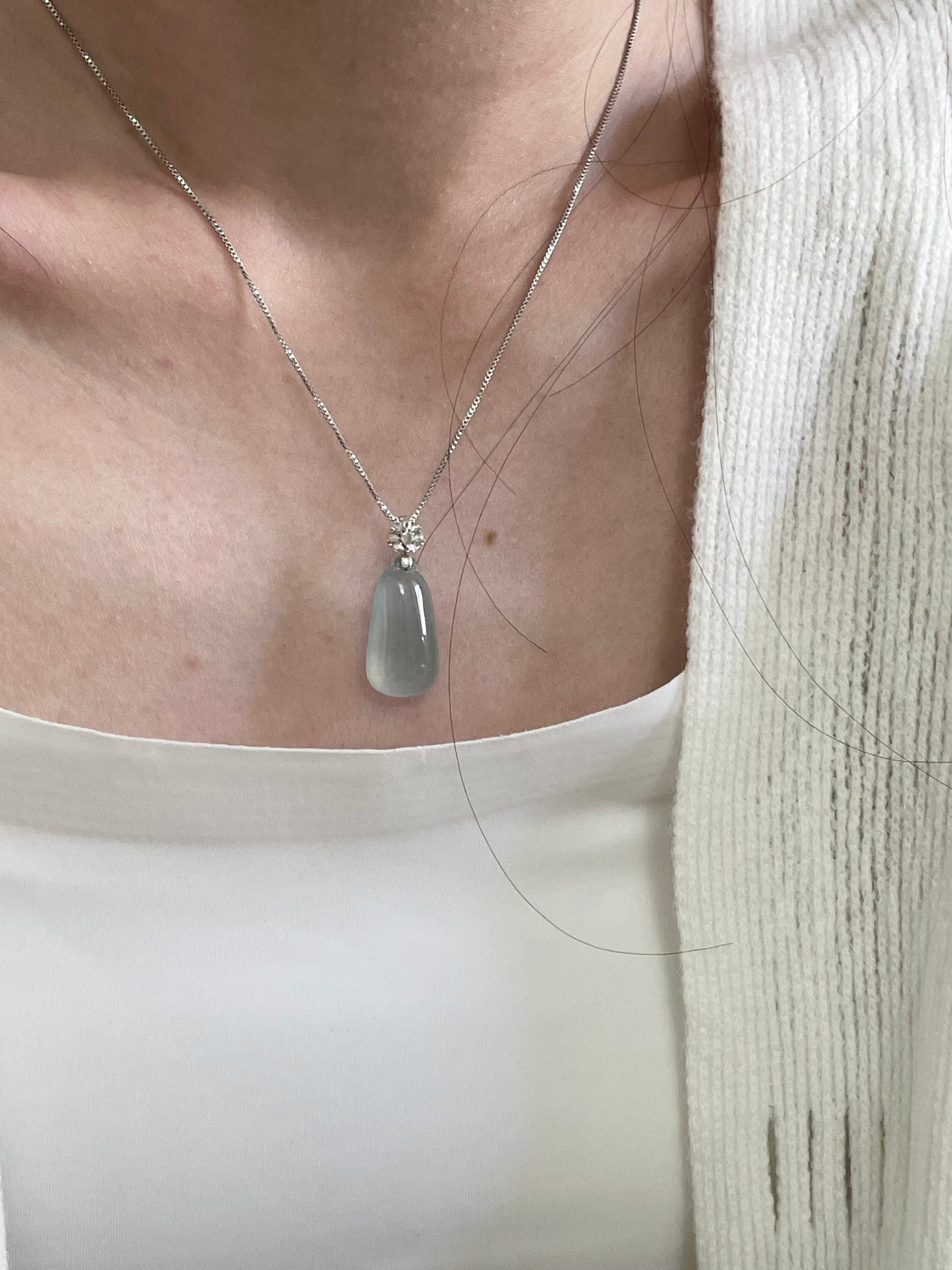 高冰翡翠福瓜吊坠